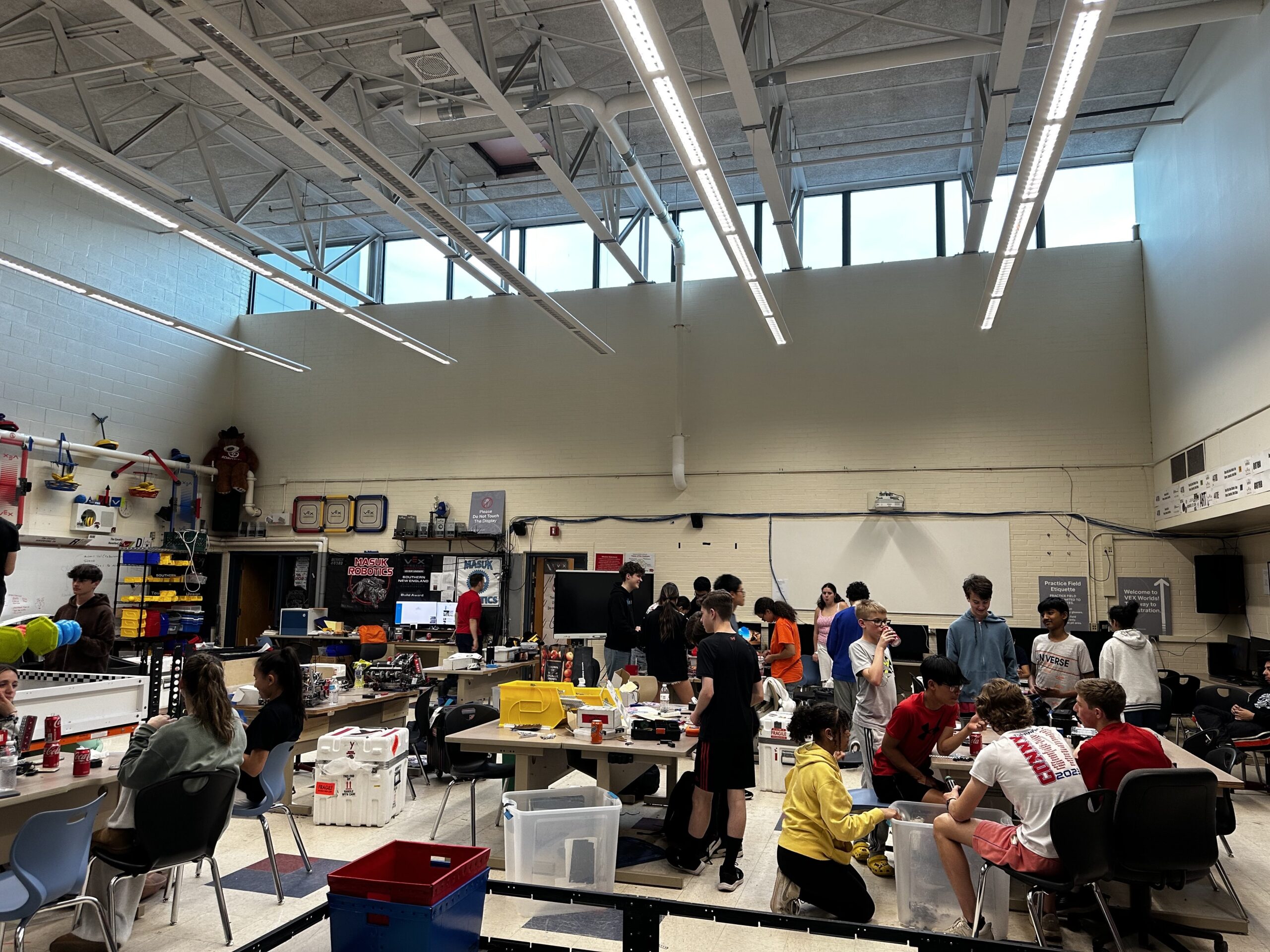 Masuk High School Robotics Team Room